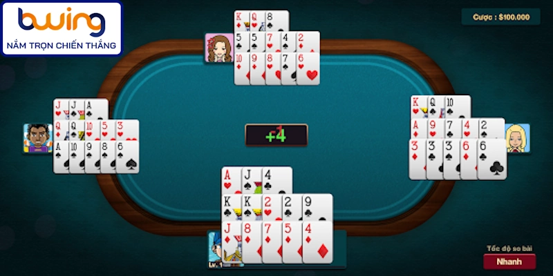 Mậu binh là game hot tại điểm đánh bài