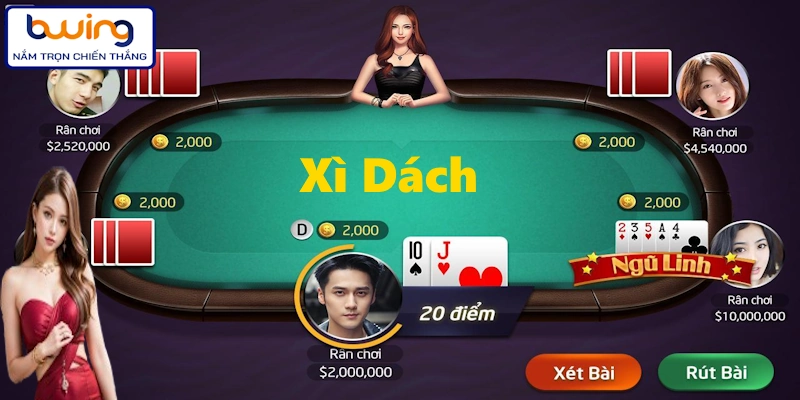 Xì Dách tại Bwing